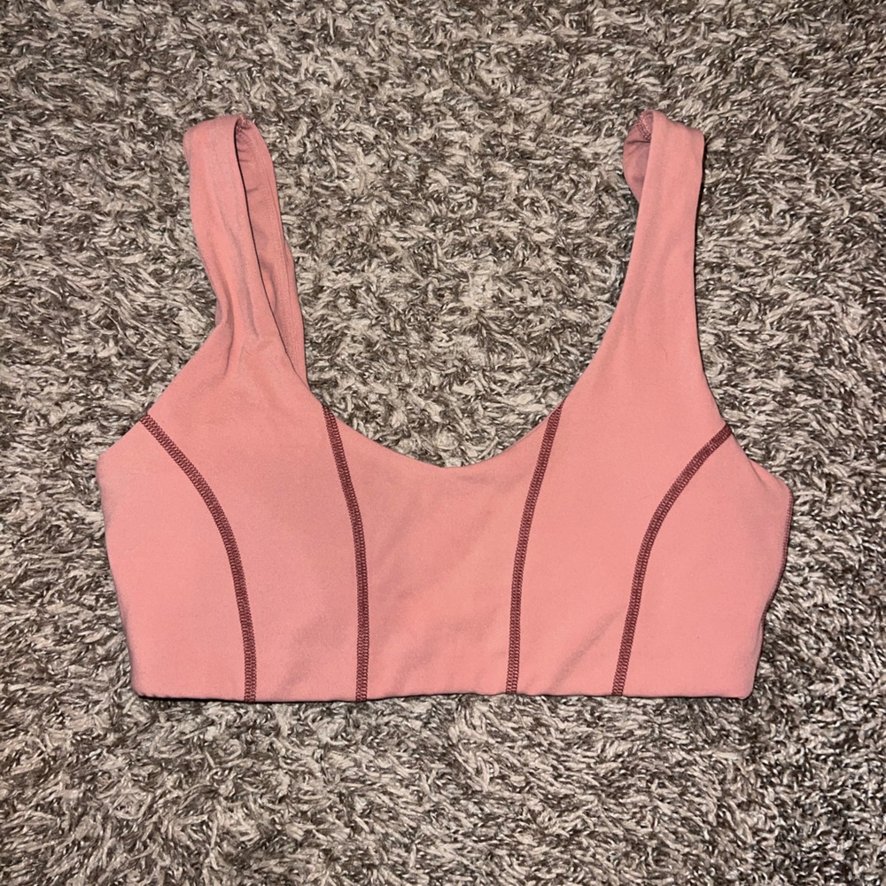Pink Sports Bra